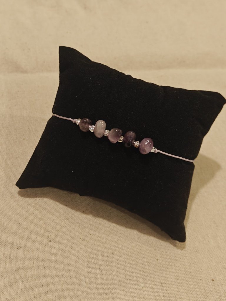 Indre ro - Amethyst - Sølvperler